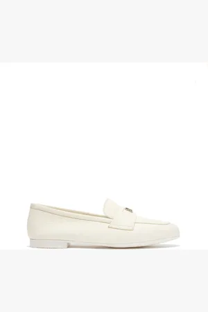 Casadei Femme, Chaussures, Blanc, Taille: 39 EU Antilope Loafer