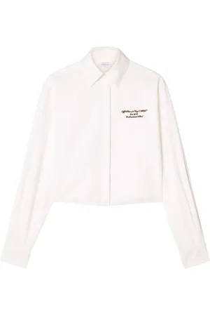 OFF-WHITE Femme, Blouses et Chemises, Blanc, Taille: 36 FR Chemise