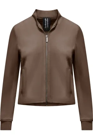 Bomboogie Femme, Vestes, Brun, Taille: 38 FR Veste en cuir Walp
