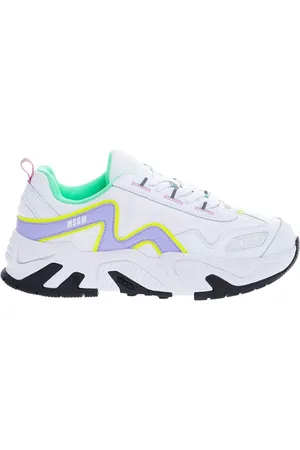 Msgm Femme, Chaussures, Blanc, Taille: 37 EU Vortex Baskets