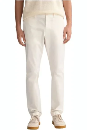 GANT Homme, Jeans, Blanc, Taille: W31 Pantalon Chino Coupe Slim Hallden