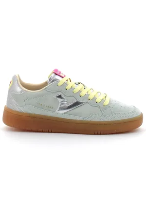 victoria Femme, Chaussures, Vert, Taille: 36 EU Baskets de Sport Rétro avec Semelle Caramel