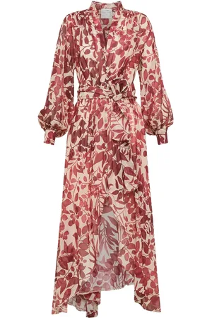 FORTE FORTE Femme, Robes, Rose, Taille: 38 FR Robe en Tissu à Motifs Respirant