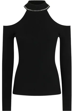 Liu Jo Femme, Pulls, Noir, Taille: 38 FR Élégant Pull Nero