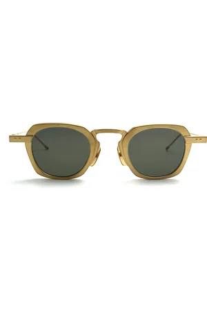 Thom Browne Homme, Accessoires, Jaune, Taille: ONE Size Lunettes de soleil carrées