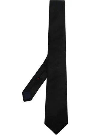 Lady Anne Homme, Accessoires, Noir, Taille: ONE Size Cravate Noire en Satin de Soie