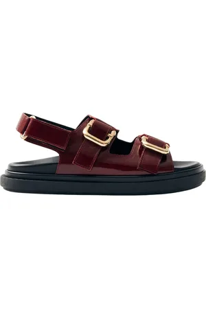 ALOHAS Femme, Chaussures, Rouge, Taille: 38 EU Harper Onix Sandales en Cuir