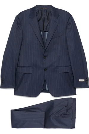 CANALI Homme, Costumes, Bleu, Taille: XL Veste de Costume Bleu Marine
