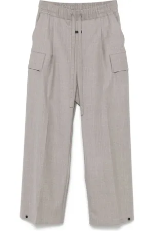 FEAR OF GOD Homme, Pantalons, Gris, Taille: S Pantalon Gris Clair à Taille Élastique