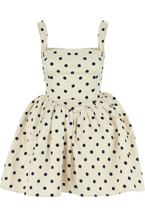 Self-Portrait Femme, Robes, Multicolore, Taille: 36 FR Robe Mini en Satin Imprimé