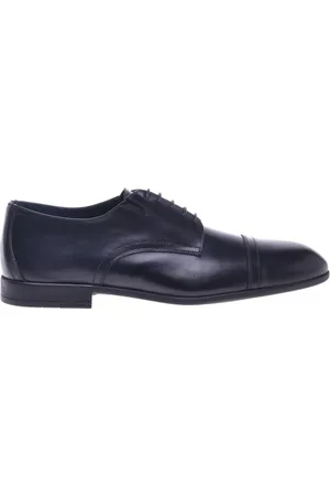BALDININI Homme, Chaussures, Bleu, Taille: 41 EU leather lace-up