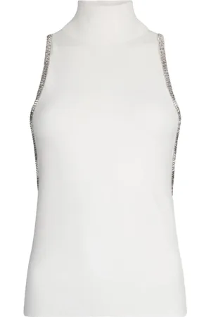 Liu Jo Femme, Tops, Blanc, Taille: 42 FR Pull Blanc Bianco Ss25