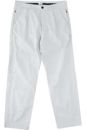 C.P. Company Homme, Pantalons, Bleu, Taille: M Pantalon Regular en Satin Extensible