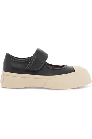 Marni Femme, Chaussures, Noir, Taille: 40 EU Baskets Mary Jane Chunky à Plateforme en Cuir