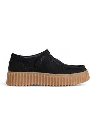 Clarks Femme, Chaussures, Noir, Taille: 36 EU Chaussures à lacets Bee en daim