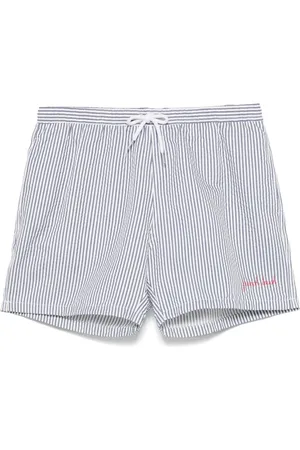 Maison Labiche Homme, Maillots de bain, Bleu, Taille: L Vêtements de Plage Bleus Cordon de Serrage Taille Élastique