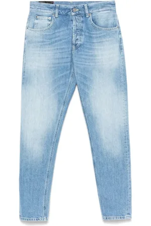 Dondup Homme, Jeans, Bleu, Taille: W38 Jean Classique à Boutonnière Bleu Clair