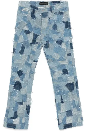 Who Decides War Homme, Jeans, Bleu, Taille: W30 Jean Classique Bleu Ciel avec Patch Logo