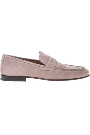 BALDININI Homme, Chaussures, , Taille: 41 EU Mocassins in grey suede leather