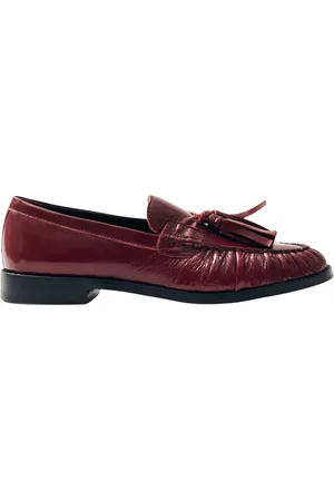 ALOHAS Femme, Chaussures, Rouge, Taille: 38 EU Marietta en Cuir Bordeaux