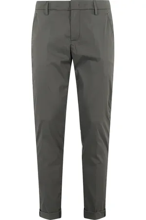 Dondup Homme, Pantalons, Vert, Taille: W35 Pantalon Chino Vert en Popeline Légère