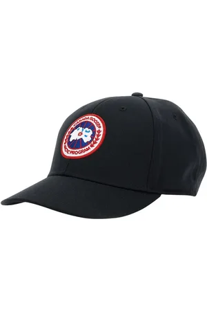 Canada Goose Unisex, Accessoires, Noir, Taille: ONE Size Casquette de baseball Arctic noire avec logo rouge