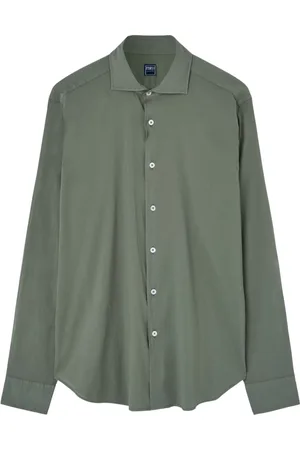 FEDELI Homme, Chemises, Vert, Taille: L Chemises Vertes pour Hommes