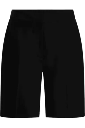 Calvin Klein Femme, Shorts, Noir, Taille: 40 FR Shorts en mélange de lin à jambe large