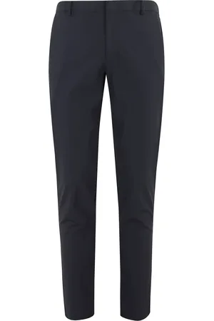 Duno Homme, Pantalons, Bleu, Taille: L Pantalon Bleu Slim Fit en Tissu Technique