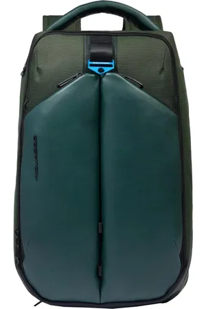 Piquadro Unisex, Sacs, Multicolore, Taille: ONE Size Sac à dos vert pour ordinateur portable