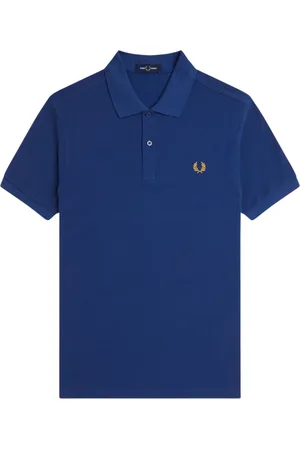 Fred Perry Homme, Tops, Bleu, Taille: S Polo Bleu Coupe Moderne