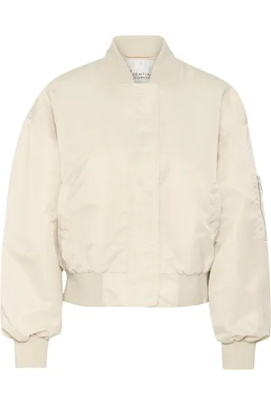 My Essential Wardrobe Femme, Vestes, , Taille: 40 FR Bomber court en avoine