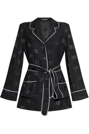 Dolce & Gabbana Femme, Blouses et Chemises, Noir, Taille: 36 FR Chemise avec logo