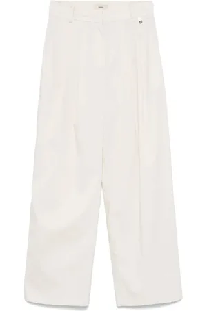 HERNO Femme, Pantalons, Blanc, Taille: 36 FR Pantalons élégants pour hommes et femmes