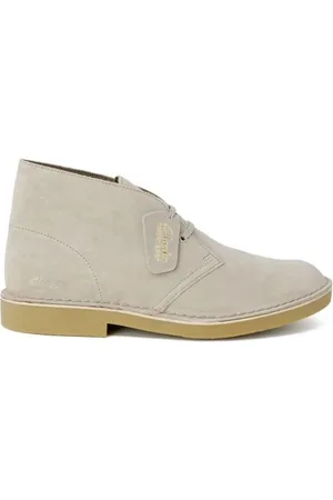 Clarks Homme, Chaussures, Gris, Taille: 44 EU Bottines classiques en cuir avec talon