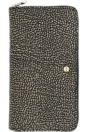 Borbonese Femme, Accessoires, Multicolore, Taille: ONE Size Portefeuilles et Porte-cartes en Tissu à Fermeture Éclair