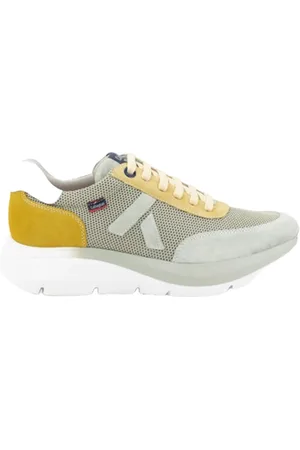 CallagHan Homme, Chaussures, Multicolore, Taille: 44 EU Baskets en Tissu et Daim avec Technologie Algorithme