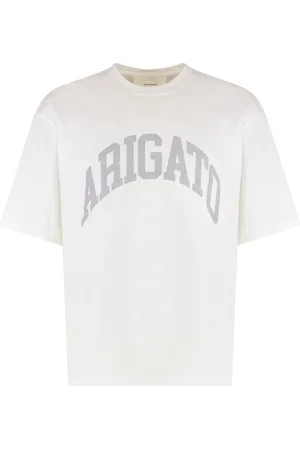Axel Arigato Homme, Tops, Blanc, Taille: M T-shirt en coton à col rond