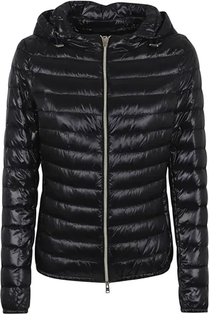 HERNO Femme, Vestes, Noir, Taille: 34 FR Veste Matelassée Hiver