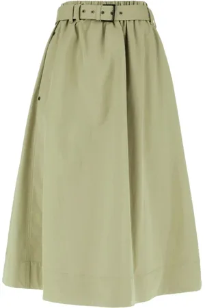 Brunello Cucinelli Femme, Jupes, Vert, Taille: 36 FR Jupe A-Line Élégante pour Femmes