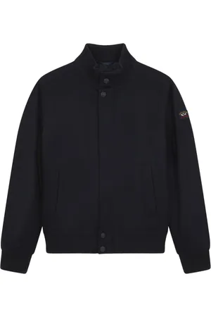 Paul & Shark Homme, Vestes, Bleu, Taille: L Veste en laine Heritage avec fermeture éclair