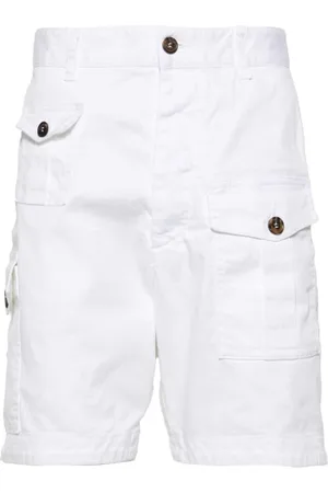 Dsquared2 Homme, Shorts, Blanc, Taille: 2XL Pantalons Élégants pour Hommes