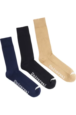 Universal Works Unisex, Sous-vêtements, Multicolore, Taille: M Chaussettes Modal Pack