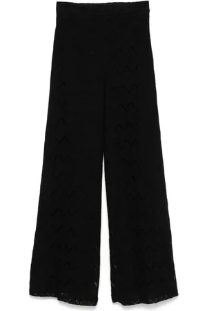 Twin-Set Femme, Pantalons, Noir, Taille: 38 FR Pantalon Noir pour Femme