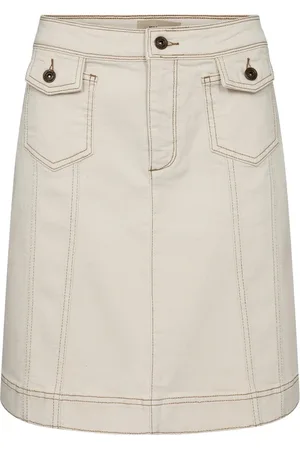 Mos Mosh Femme, Jupes, , Taille: W27 Jupe en Denim avec Poches et Taille Haute
