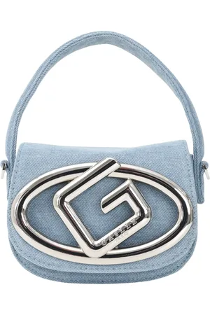 GAËLLE Femme, Sacs, Bleu, Taille: ONE Size Sac à main en denim pour femme