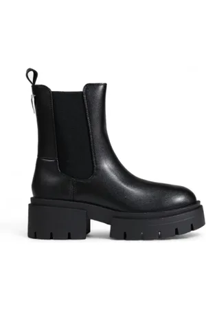 Guess Femme, Chaussures, Noir, Taille: 40 EU Bottes noires à enfiler - Bout rond