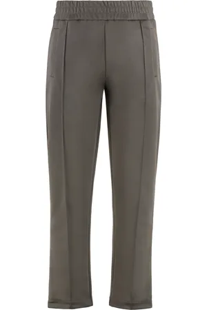 Palm Angels Homme, Pantalons, Vert, Taille: L Pantalon de Sport avec Logo Imprimé en Polyester
