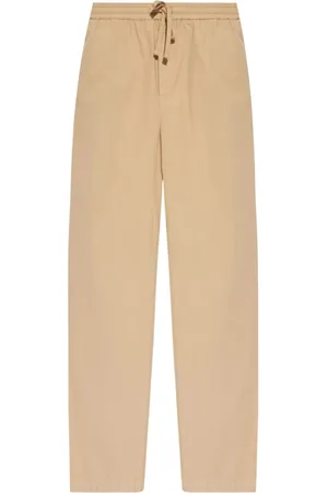 Woolrich Homme, Pantalons, Brun, Taille: M Pantalon Popeline Poivre Blanc