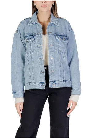 VERO MODA Femme, Vestes, Bleu, Taille: 42 FR Veste en jean classique à boutons